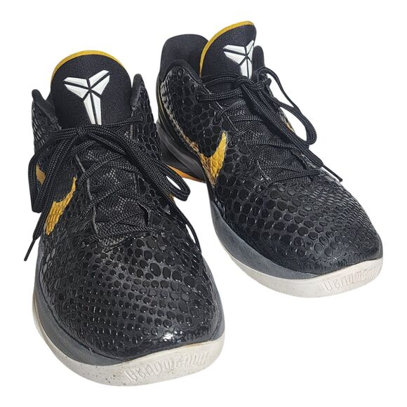 Nike Zoom Kobe VI 6 Black Del Sol 429659 002 Yellow White 12  display picture 3